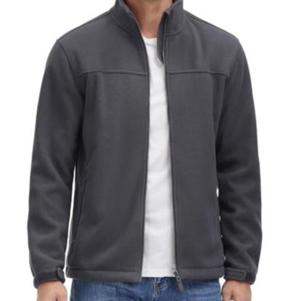 TACVASEN Men's Polar Fleece Jacket Lightweight Soft Winter Thermal Coat